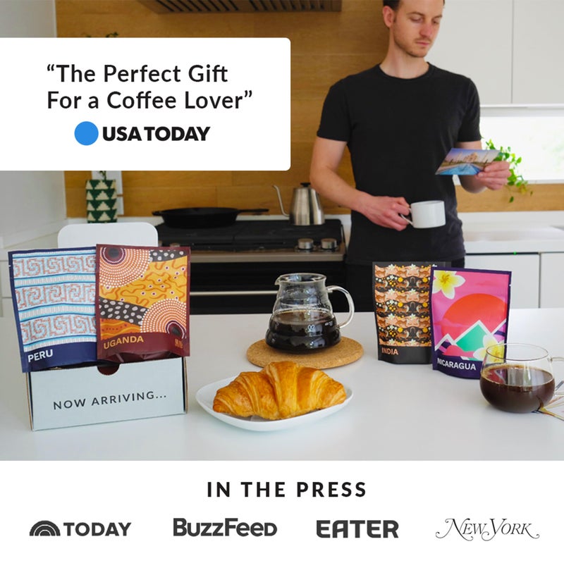 Atlas Coffee Club World of Coffee Discovery Set - Gourmet Coffee Gift Sampler - 4-Pack Variety Box of the World’s Best Single Origin Coffees - Freshly Ground Coffee - Image 3